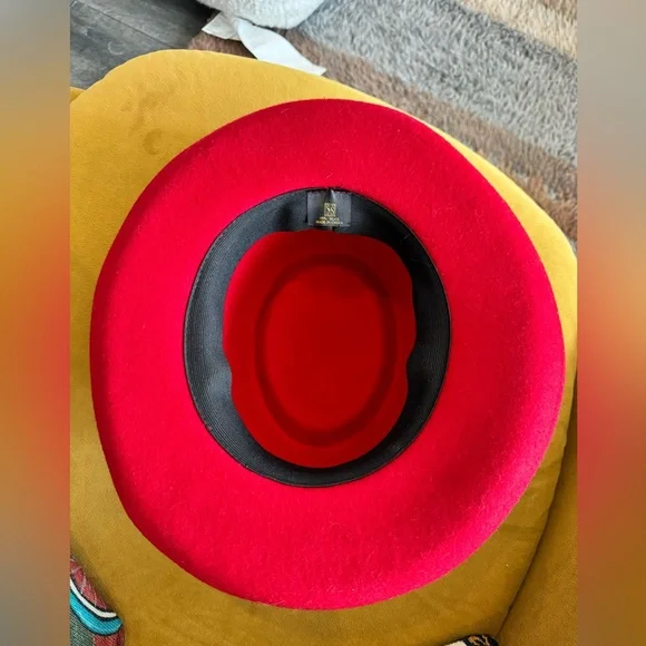 American Flag Red Wool Hat